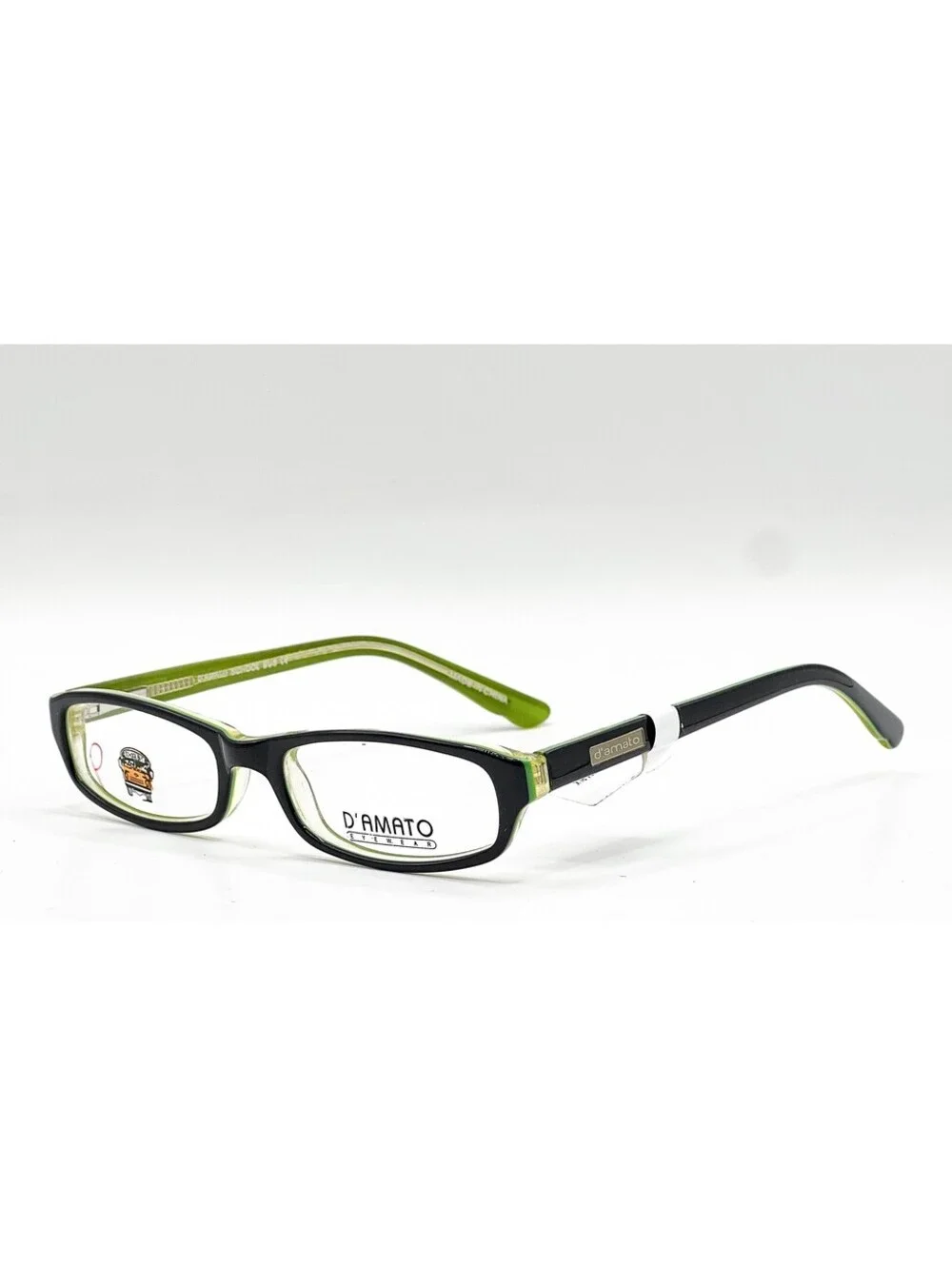 D'Amato Eyewear Dk221 Black Authentic Eyeglasses 45-15-130